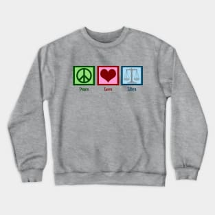 Peace Love Libra Crewneck Sweatshirt